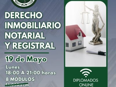 Diplomado En Derecho Inmobiliario, Notarial Y Registral