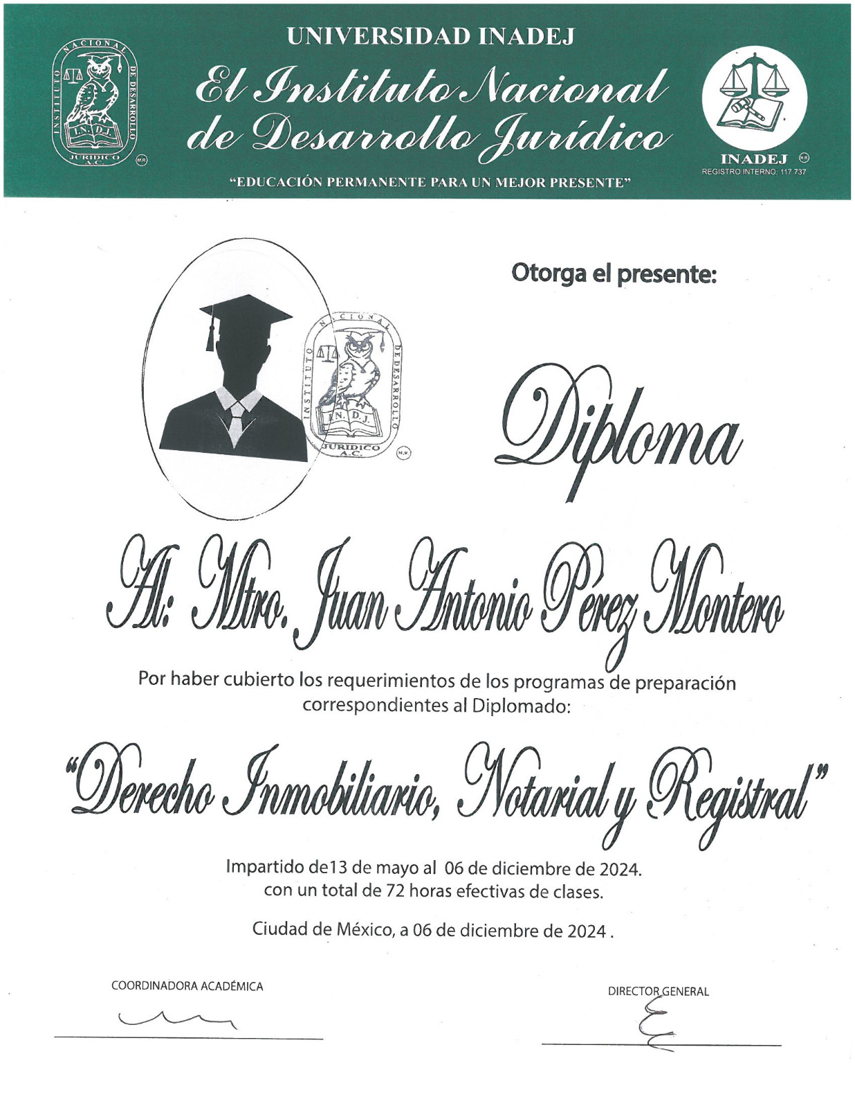Diploma Derecho Inmobiario