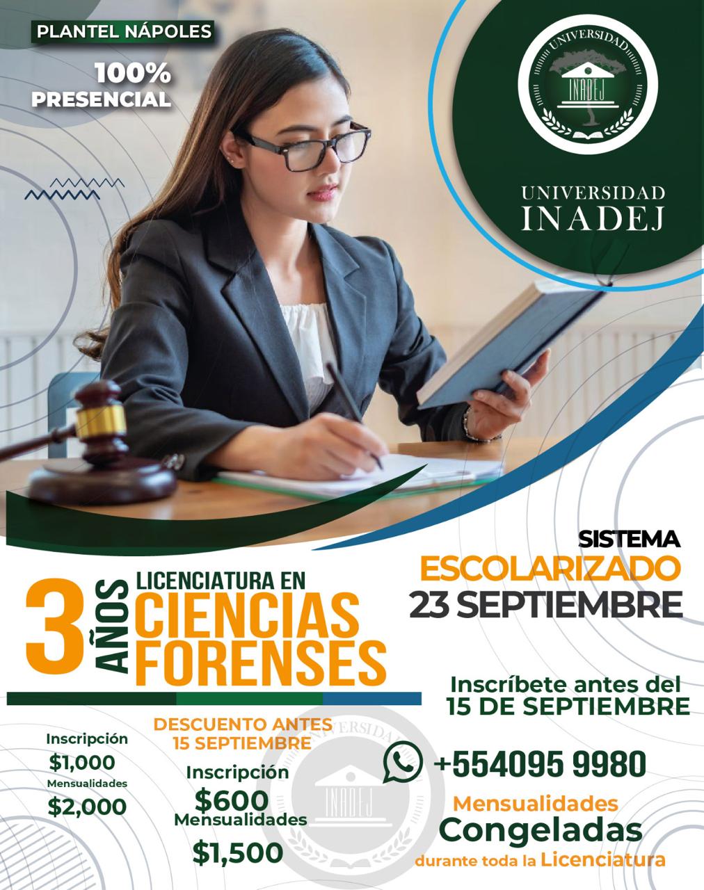 Licenciatura en Ciencias Forense Escolarizado